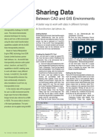 Sharing Data: Between CAD and GIS Environments