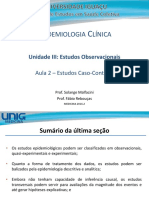 4 Unid3 Aulas2 Estudos Observacionais CASO CONTROLE