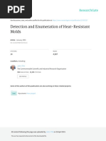 Detection and Enumeration of Heat-Resistant Molds