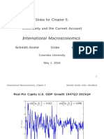 International Macroeconomics: Slides For Chapter 5: Uncertainty and The Current Account