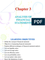 Analysis of Financial Statements