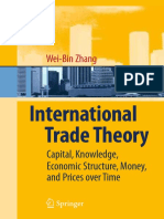 International Trade Theory Capital Knowledge Economic Structure Money and Prices Over Time