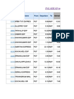 Palakkad To Aluva Train Schedule