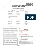 ACI 207.2R-95 Effect of Restraint, Volume Change, and Reinforcement On Cracking of Mass Concrete