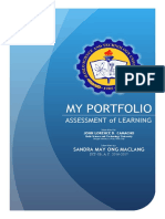 Field Study 5: My ASSESSMENT of LEARNING Portfolio