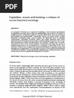 Geoffrey Ingham, Capitalism, Money and Banking - A Critique of Recent Historical Sociology