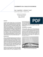 Long-Term Measurements On A Cable-Stayed Bridge