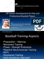 Off-Season Development For Baseball