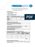 Reporte de Acciones de Tutoria y Orientación Educativa de La Ie