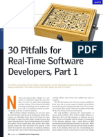 30 Pitfalls in Rtos