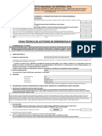 Formato de Ficha Tecnica de Actividad de Emergencia Año 2015 - Huatiana 2016 PDF