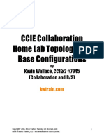 CCIE Collaboration Home Lab Topology and Base Configurations PDF