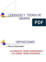 Taller de Liderazgo y Teoria de Grupos