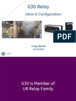 GE Multilin-G30 Training 050908