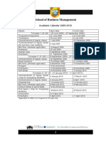 Academic Calendar