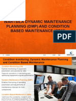 Wärtsilä Dynamic Maintenance Planning (DMP) and Condition Based Maintenance (CBM)