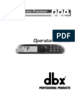 Operator Manual: Digital Dynamics Processor