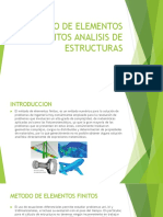 Metodo de Elementos Finitos Analisis de Estructuras