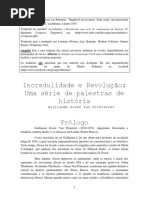 Van Prinsterer. Incredulidade e Revolução (Português-Incompleto) PDF