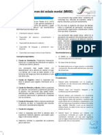 Mini - Examen - Mental Secretaria de Salud PDF