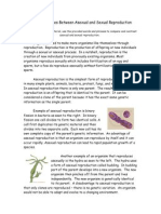 The Differences Between Asexual and Sexual Reproduction