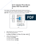 HFSS Tutorial11 Quarter-Wave Recessfed