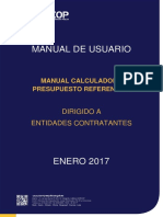 Manual Calculadora Presupuesto Referencial