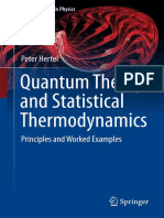 (Graduate Texts in Physics) Peter Hertel-Quantum Theory and Statistical Thermodynamics - Principles and Worked Examples-Hertel, Peter, Springer Verlag (2017)