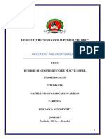 Informe de Practicas Tecnicentro