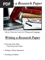 Writing A Research Paper Part 1