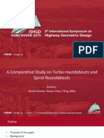 A Comparative Study On Turbo-Roundabouts and Spiral Roundabouts