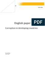 Corruption in Developing Countries