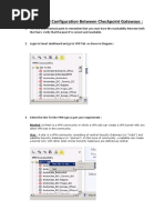 Site To Site VPN Configuration Between Checkpoint Gateways