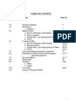 Finance Internship Report of Unitech