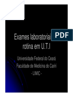 Exames Laboratoriais de Rotina em UTI PDF