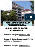 Desain Studi Dan Pemilihannya