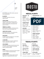 Mosto Daily Menu