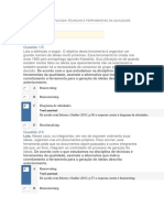 Apol 2 Gestão Da Qualidade (Ferramentas), Projeto e Desenvolvimento de Produto