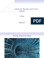 Preparing Students For Big Data With R and Rstudio