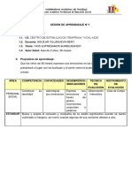 Programa Curricular - Sesión 1