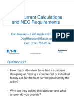 Delvi Fault Current Calculations and Nec Requirements