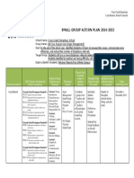 Small-Groupactionplan 2014-2015