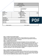 Pay Slip Template