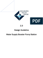 Design Guideline Water Supply Booster Pump Station