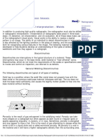 Radiograph Interpretation - Welds