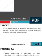 CVP Analysis