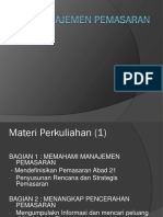 Manajemen Pemasaran