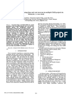 Ramanathan, (2011) - Risk Factors Influencing Time and Cost Overrun in Multiple D&B Projects in Malaysia A Case Study