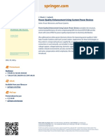 Power Quality Enhancement Using Custom Power Devices