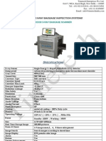 Baggage Scanner Specifications